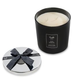 FumaRe KV-20 Свеча в стекле с крышкой «Ежевика с ванилью»