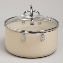 КАСТРЮЛЯ AGNESS С АНТИП. ПОКР. И СТЕКЛ. КРЫШКОЙ 1350 МЛ, 16*8 СМ