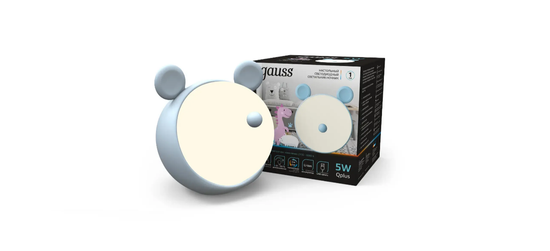 Светильник ночник настольный 5W 2700-6000K NN7026 голубой диммируемый Qplus GTL702 Gauss.