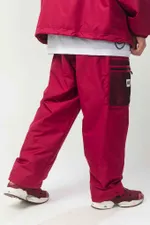 Штаны Codered Square Pants Wide бордовые