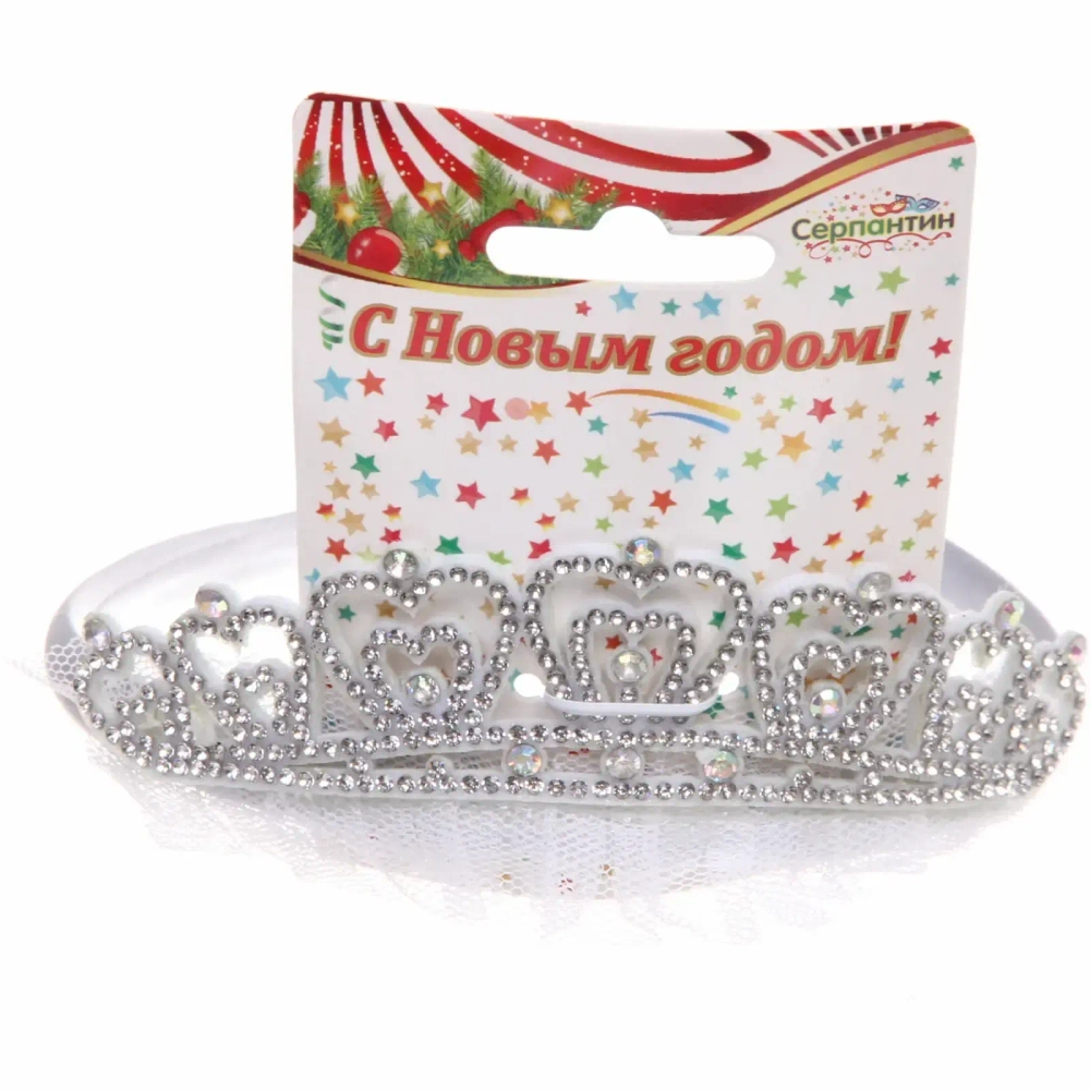 Корона карнавальная «Нежность», цвета в ассортименте