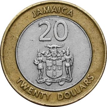20 долларов 2001 Ямайка