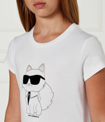 Футболка Karl Lagerfeld Kids - белый(Z30211)