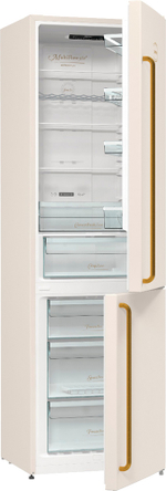 Отдельностоящий двухкамерный холодильник Gorenje NRK6202CLI