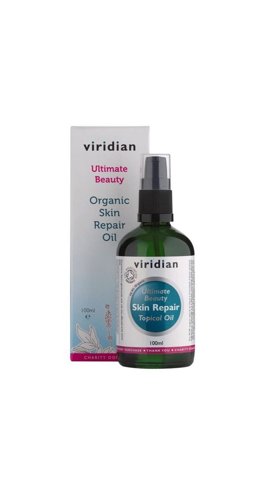 Viridian Nutrition питательное масло для лица био-качества Ultimate Beauty Skin Repair Oil