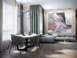 Потолочный теневой карниз Gips черный матовый, 3000x43,8x44,1 мм