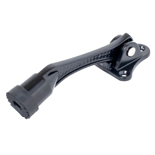 Фиксатор дверной КН-130 (козья ножка) Black Аллюр