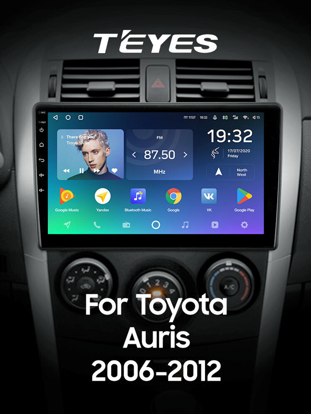 Teyes SPRO Plus 9" для Toyota Auris 2006-2012