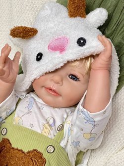 Кукла Реборн мягконабивная 55см в пакете (FA-575A)