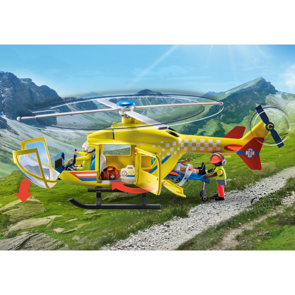 Playmobil City Life 71203 Спасательный вертолёт 48 деталей — фото 3