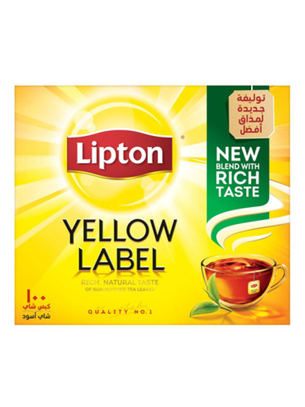 Lipton Yellow Label Черный чай 100 пакетиков (Иран)