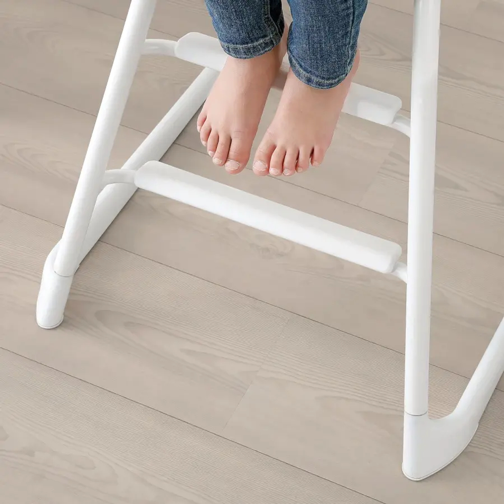 Стульчик для кормления - IKEA LANGUR/ЛАНГУР ИКЕА, 87х56 см,  белый