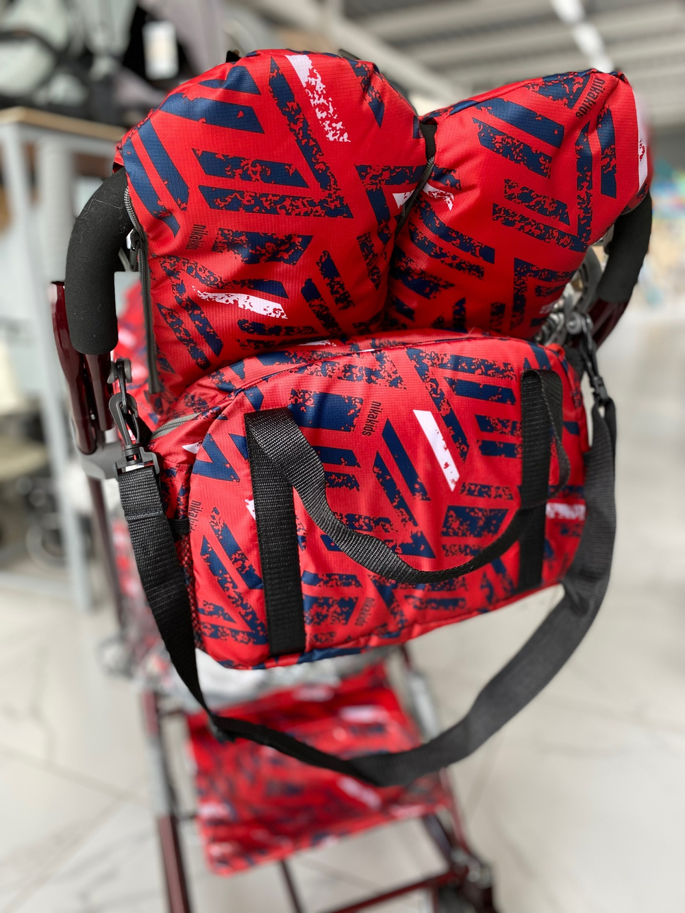 Коляска комбинированная «Ника Детям 7-8SK» красный (арт. НД7-8SК/3)