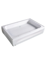 Душевая кабина RIVER  SENA 120/80/24 MT 120х80 см,  матовое стекло, поддон средний, радио, гидромассаж