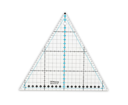 "Gamma"   QRL-09   Линейка для пэчворка   20 см х 23 см  в пакете
