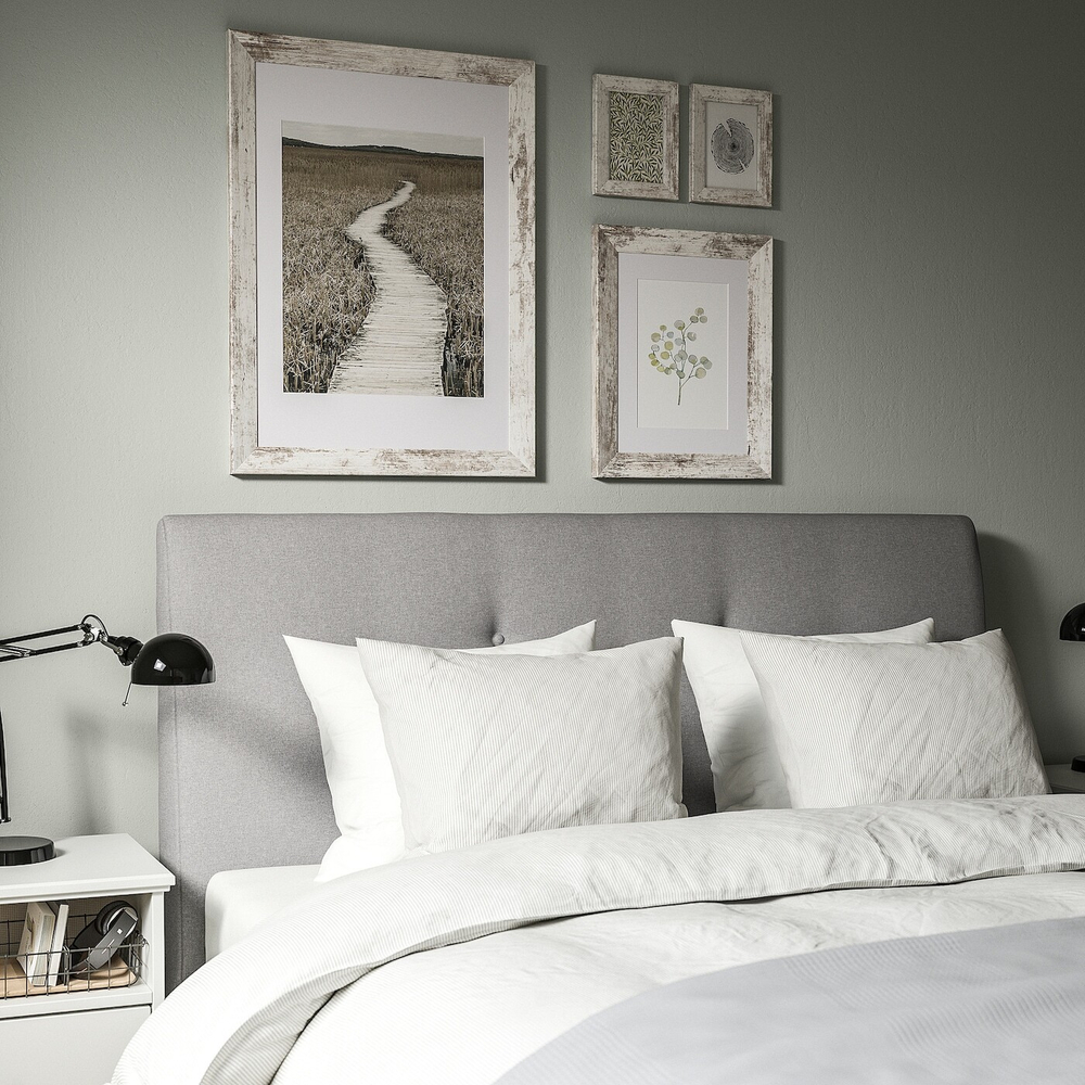 IKEA PLOMMONTRÄD  (ИКЕА ПЛОММОНТРÄД)  -  Рама, белая имитация окрашенной сосны, 13x18 см