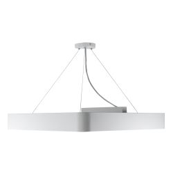 Светильник LED ЭРА Geometria SPO-151-W-40K-030 Delta 30Вт 4000К 3000Лм IP40 600*600*80 белый подвесной | Декоративные светильники Geometria