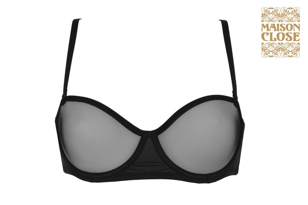 Полупрозрачный бюстгальтер Maison Close (Размер: S) (Цвет: черный)