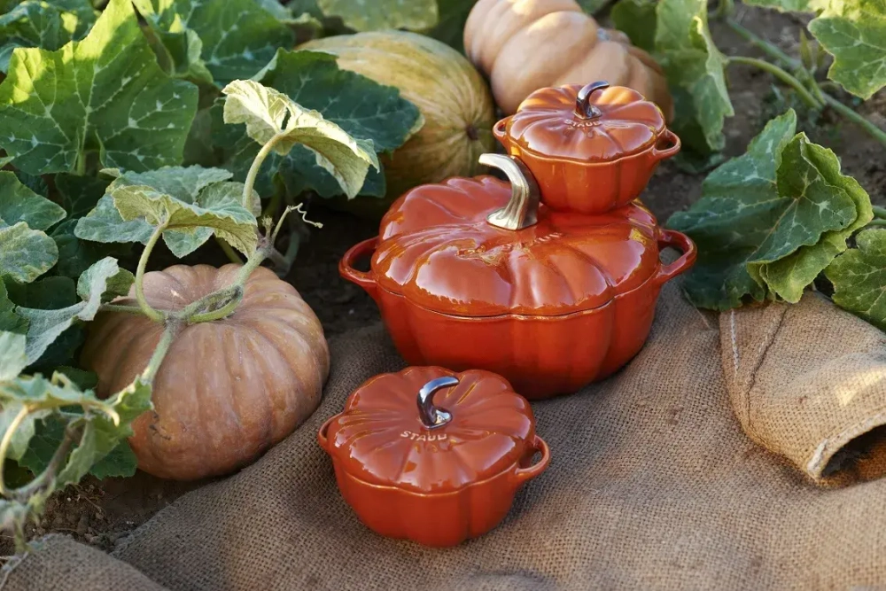 STAUB Мини-кокотница 500 мл 12 см тыква оранжевая