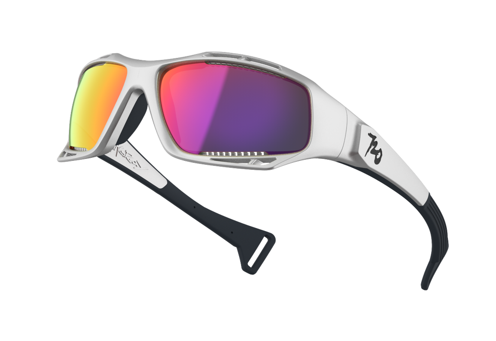 Спортивные очки 720armour Stingray / Matte Silver / Red PCPL Lens