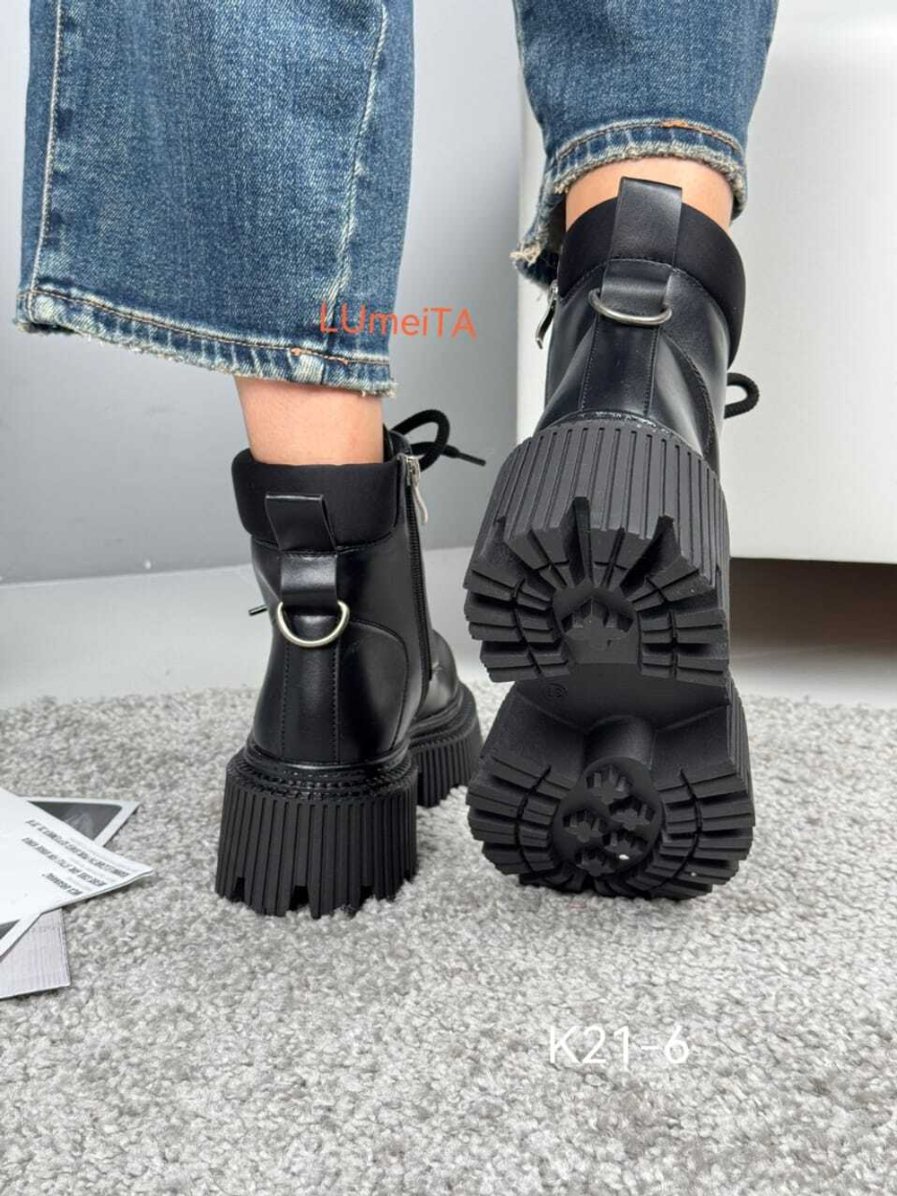 Ботинки нат. кожа по 6 пар (36-40)р./ 21-6