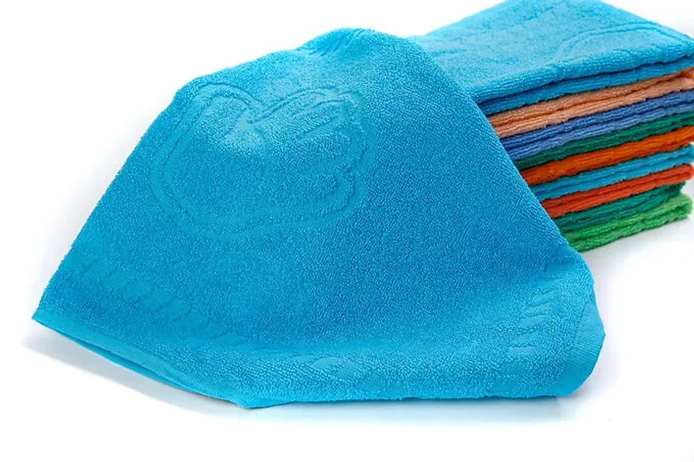 Полотенце махровое, г/к, 34х60, арт. BS 34-60, 400 гр/м2, цвет: 502-ярко-голубой,