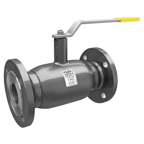 Кран шаровой стальной фланцевый LD Ду100 Ру16 L-230мм (под задвижку) полнопроходной