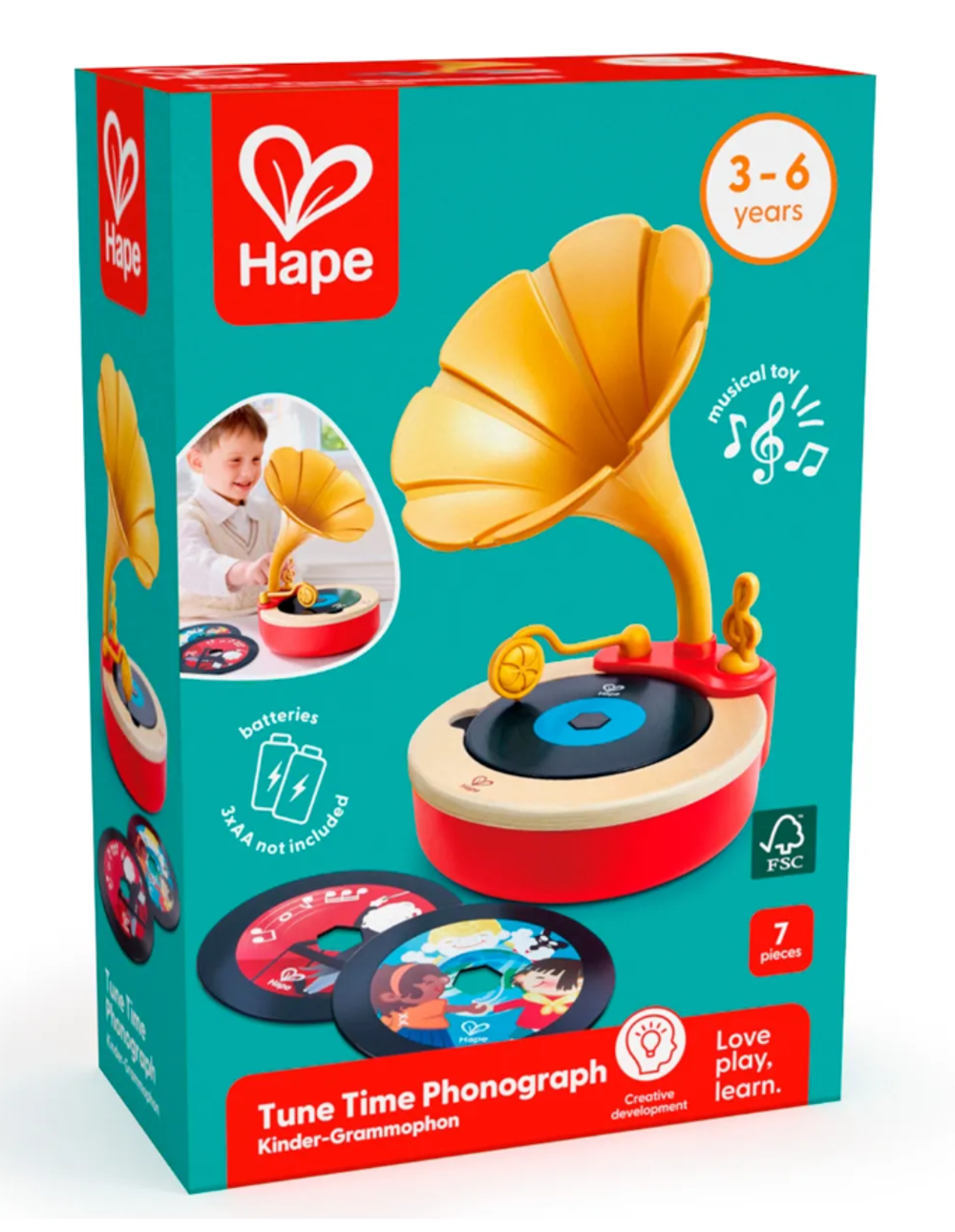 Детская музыкальная игрушка Граммофон