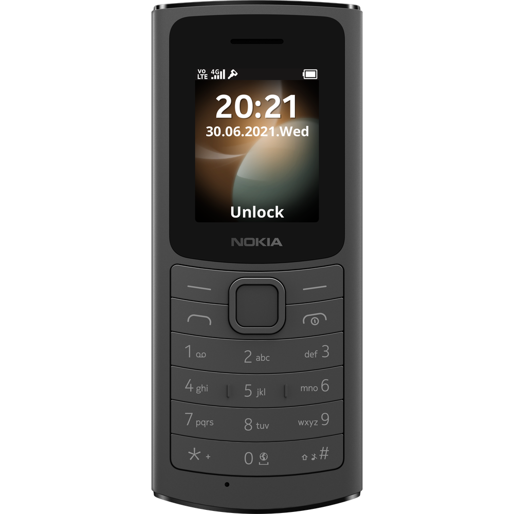 Сотовый телефон Nokia 110 4G Dual Sim (TA-1386) Black