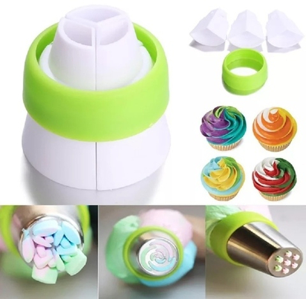 Переходник для кондитерского мешка 3 в 1