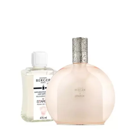 Maison Berger Paris - Набор электрических диффузоров Starck + ароматическое масло Peu de Soie 475 мл / артикул   7020  / GTIN 3127290070203