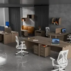 Офисная мебель Континент-Pro ясень шимо темный