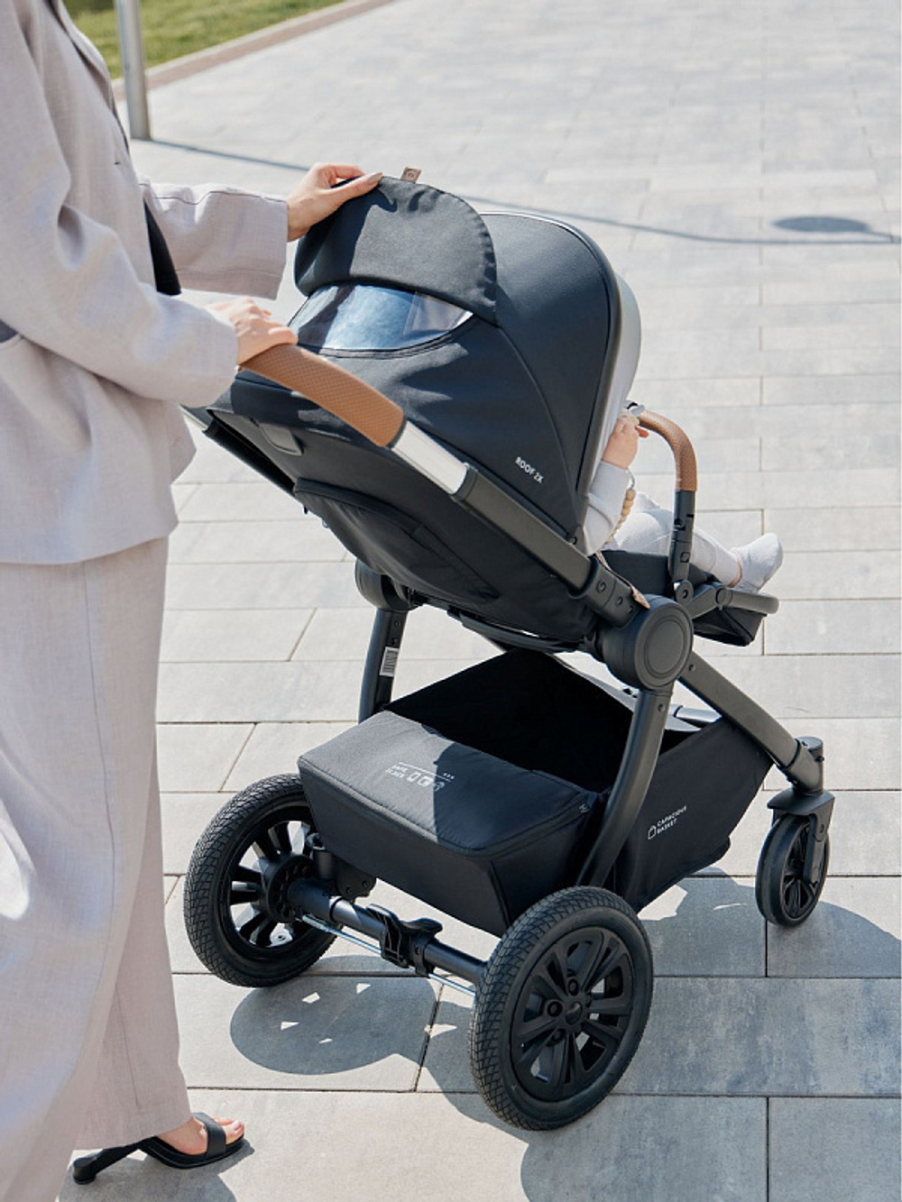 Детская коляска Happy Baby Mommer Pro 2 в 1 Dark grey