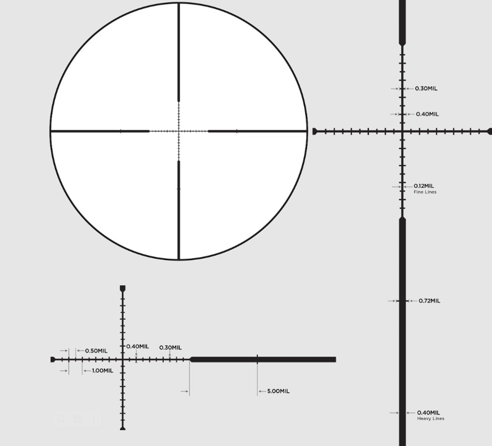 Прицел Leupold Mark 3HD 4-12×40 P5 (TMR без подсветки)