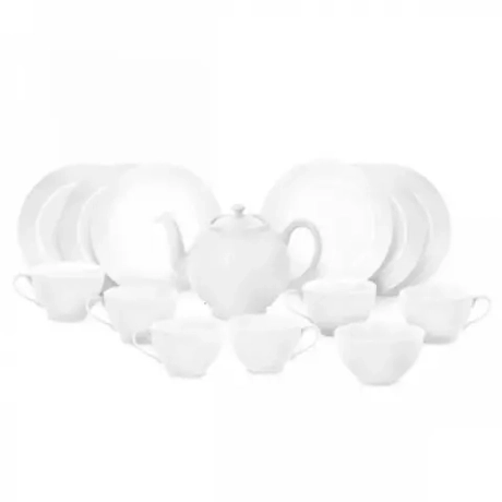 Сервиз чайный 14 предметов на 6 персон Pillivuyt Plisse-Toulouse