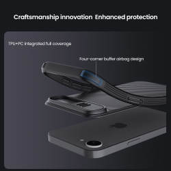 Чехол от Nillkin c поддержкой MagSafe для смартфона iPhone 16e, серия CamShield Pro Magnetic