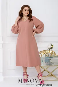 Платье 3177B-пудра Minova