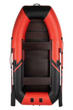 YACHTMAN-260 М (Яхтман) красный-черный (лодка ПВХ с усилением)