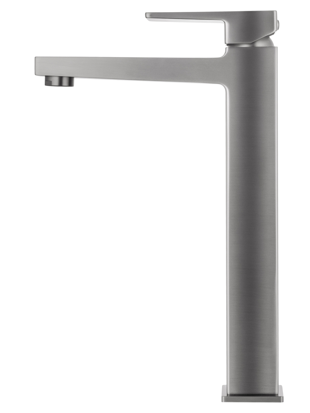 Смеситель для раковины высокий WONZON & WOGHAND CUBE 2.0, Темный графит (WW-88019068-BGM)