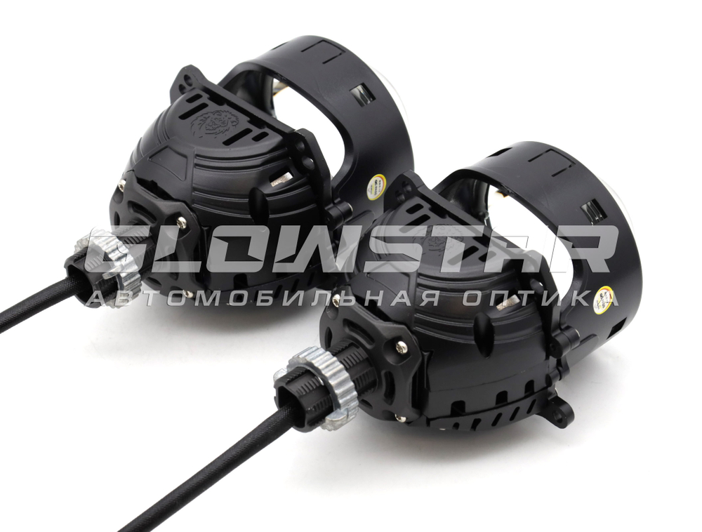 Билед модули Aozoom A15 PRO 24 вольта 2026, 3.0 дюйма, 2 чипа, 5500K, 24V, 58W/65W, крепление 3R и съемное гаечное (комплект, 2шт)