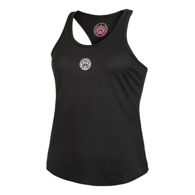 Женская теннисная майка BIDI BADU Crew Tank Top Women - Black