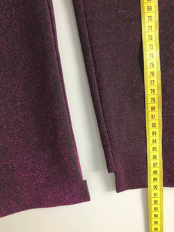 Брюки H&M блестящие, маркировка 36, визуально 42 размер