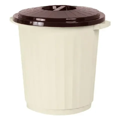 Бак 25л с крышкой (Слоновая кость)