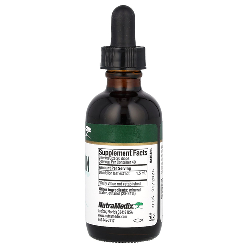 NutraMedix, одуванчик, средство для детоксикации, 60 мл (2 жидк. унции)