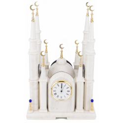Часы "Мечеть" большая мрамор R116852