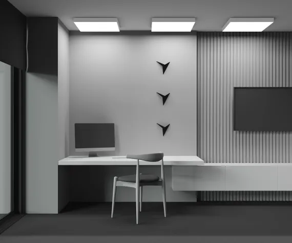 Потолочный светильник Зон / Zon 90 Вт 4000 К 120° Technical c032cl-90w4k-sq-w