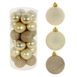 GAEM Набор из 24шт Украшение новогоднее "Шар", D 6 см, L14 W14 H31 см