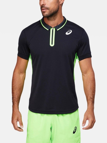 Мужское теннисное поло Asics Match M Polo Shirt - черный
