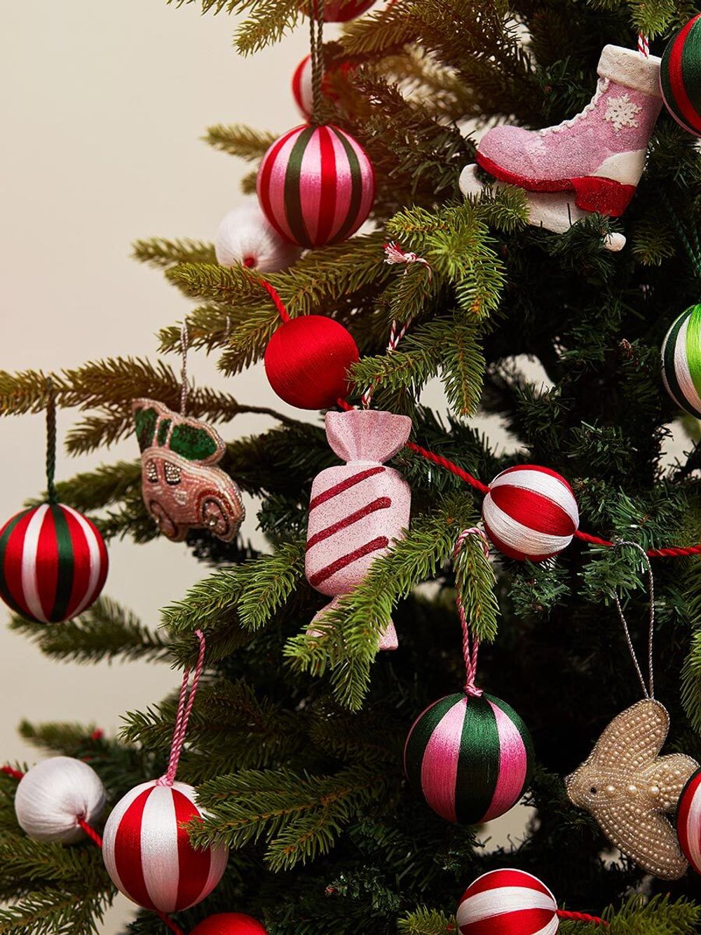 Набор елочных украшений Christmas jewels из коллекции New Year Essential, 4 шт.