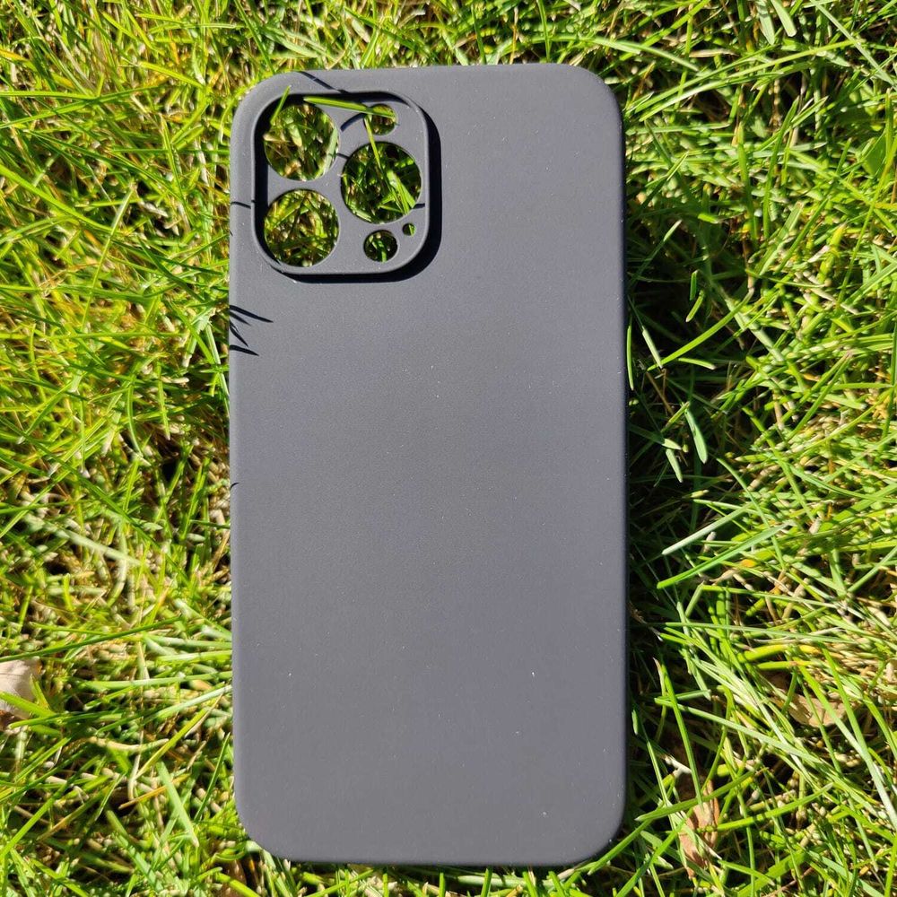 Чехол Silicone Cese на iPhone 13 Pro Max (Black) без логотипа